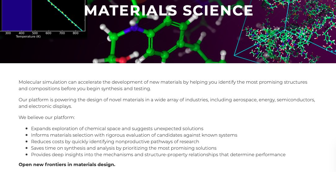 $SDGR also has a Material Science division. This division feels also like a potential diamond in the rough. I've alluded in past tweets how  $QS's (Gates backed company) recent success in battery revolution could be potentially working with  $SDGR.