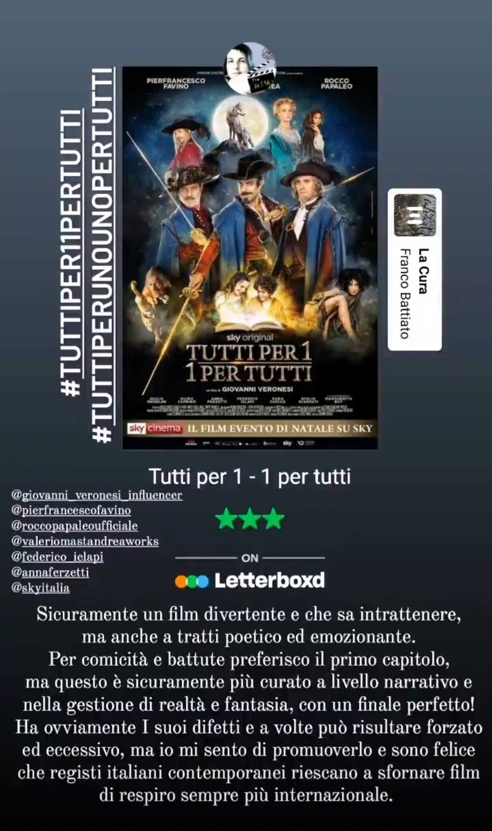 #tuttiper11pertutti #Tuttiperunounopertutti #tuttix1 ➡️
instagram.com/cikappaeffe?ig…⬅️ commento personale dopo la visione, #recensione #ComingSoon