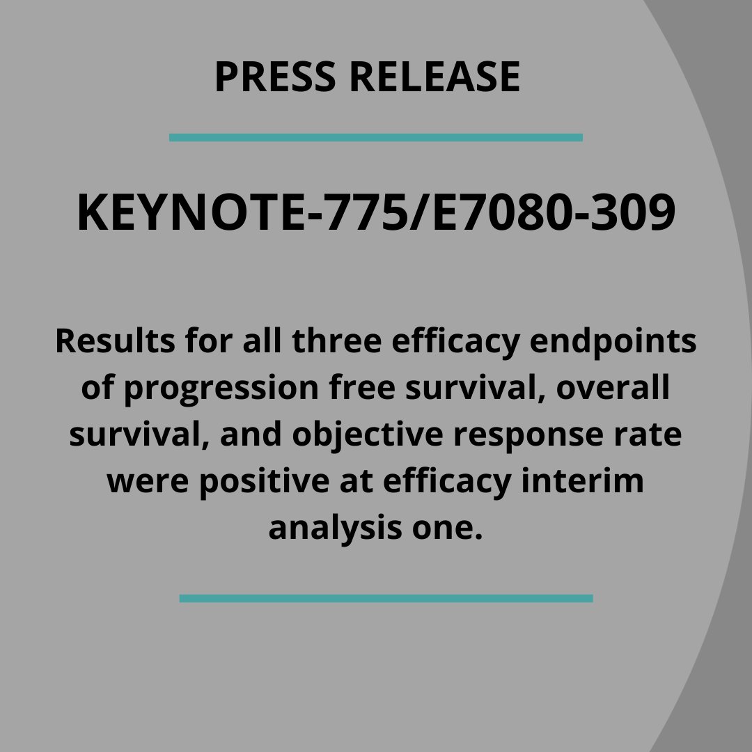 To see the full press release, visit ow.ly/laR250CSsFH
#improvingoutcomes #endometrialcancer #gyncancers #clincialtrials #gynecologiconcology