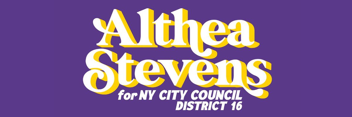 As long as I'm acknowledging a couple candidates by name, love this one from  @althea4theBX, as well: