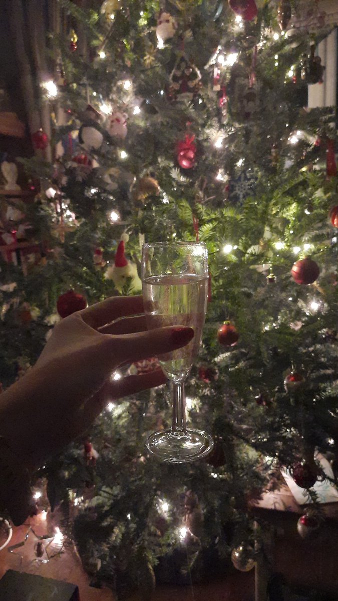 IzzyWizzyWoo85's tweet photo. Our first Christmas as a 4 was wonderful, if a bit stressful in the morning. It's my birthday today which has proved to be more difficult for the little guy to handle. A nice glass of bubbles is helping 🤣 cheers everyone 🥂 https://t.co/XzjbGMUAWA