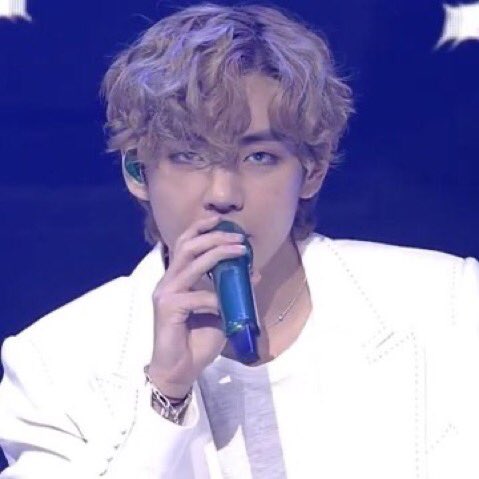 Taehyung staring right into the camera - a blush making thread