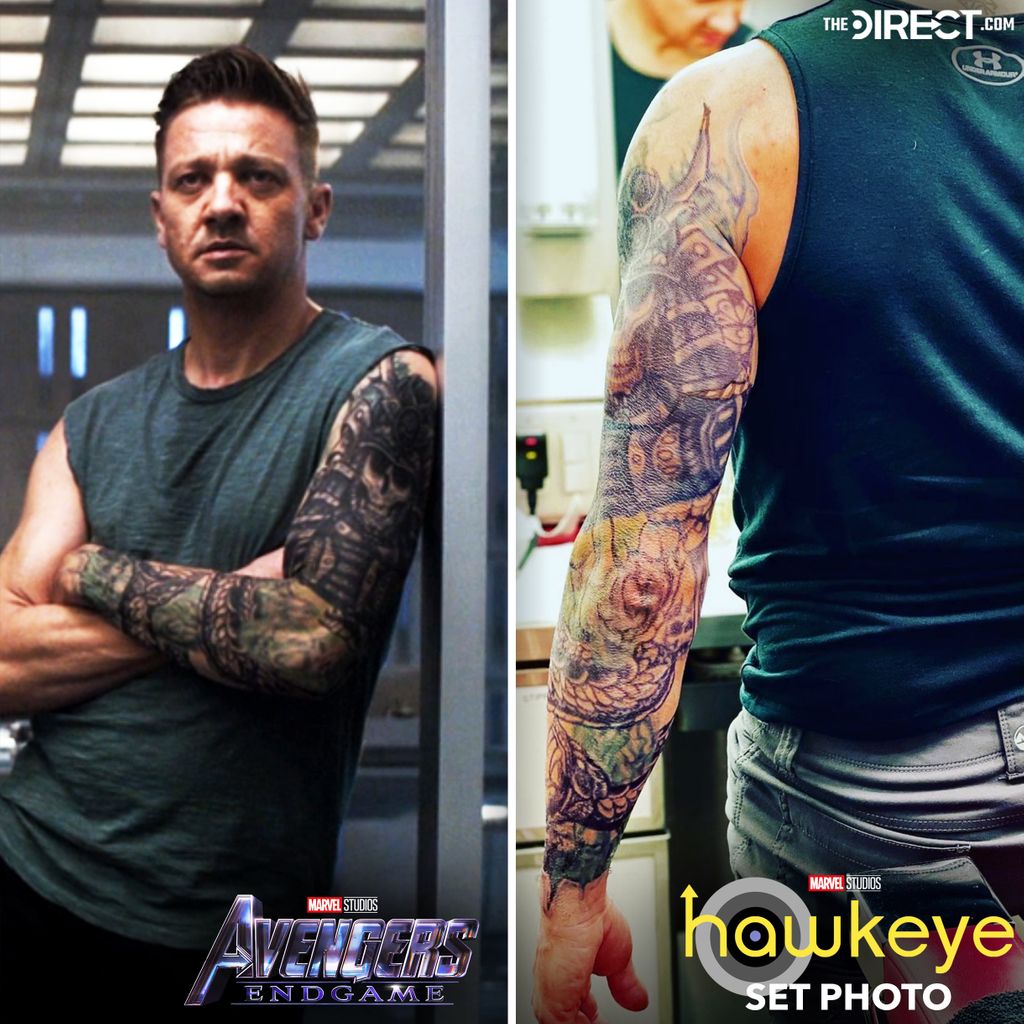 MCU - The Direct on X: "#ClintBarton will be sporting a more-detailed  #Ronin tattoo in the #Hawkeye series: https://t.co/S2NlOB1LBJ  https://t.co/auCC3VHN0L" / X