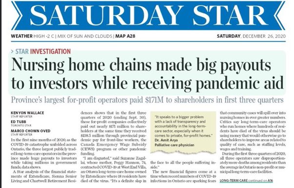 This is disgusting. Any company that misused pandemic aid to line their own pockets, or used it unethically in any way, should be held publicly accountable. #onpoli #cdnpoli