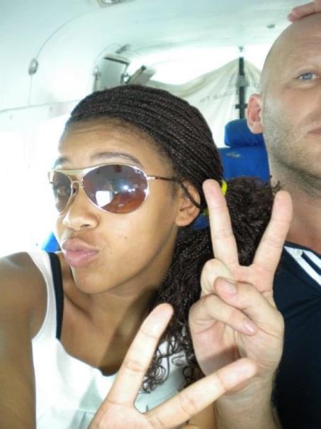 At this point i don’t have any friends () so I went with my dad to go meet her. (Nervous)