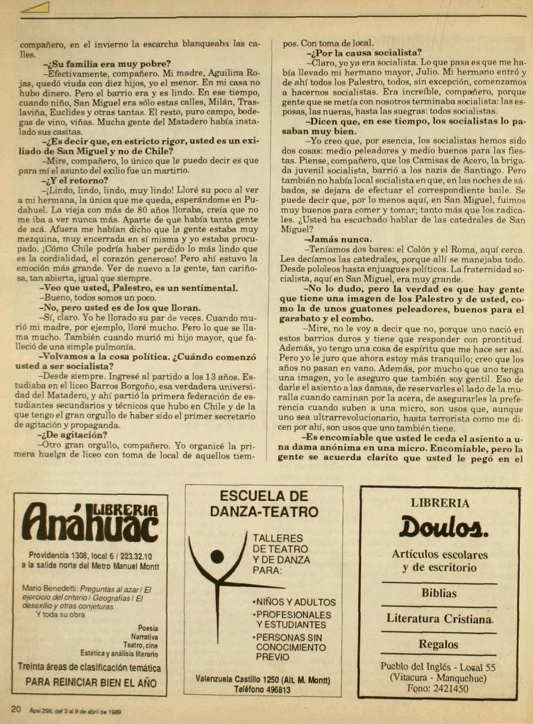 revistapasando's tweet photo. Usted le pegó en el Congreso a Arturo Frei Bolívar.
"No una, sino que varias veces"

Hoy pasamos revista a Mario Palestro quien repartió aletazos a varios DC, pero a ¿Bernardo Leighton?  

"No, jamás (...) no me hubiera perdonado pegarle a un hombre tan bueno"

@RobertoCastillo https://t.co/I4NQMoIg1b