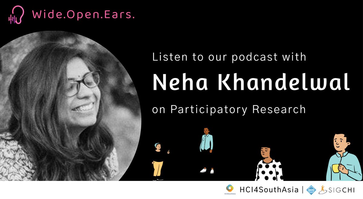 wide_ears's tweet photo. Listen to our brand new #podcast with Neha Khandelwal on Participatory Research https://t.co/lu6edaQo4S. 

Neha is very adept at making issues and concerns visible by developing a visual language around them. 

#SouthAsia #HCI #Design #Research #Participatory https://t.co/VxwvuSZJcD