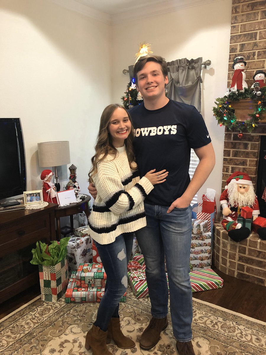 kblansdell's tweet photo. Christmas number 3 with josh. 
I love u, handsome boy 
It truly is a wonderful life 💚 https://t.co/3dIdoUZm1O