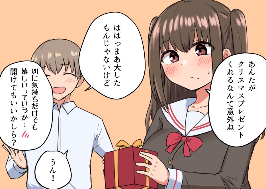 千氏夜 على تويتر えっちなことばかり考えてる彼氏に珍しくクリスマスプレゼントをもらった彼女