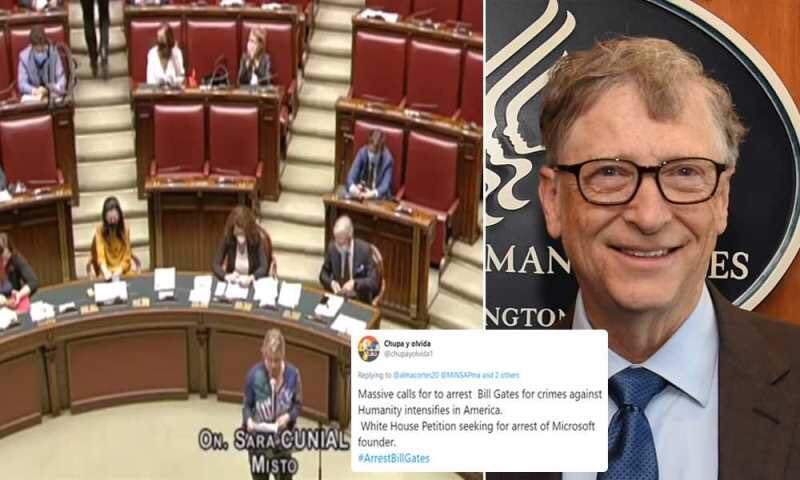 DavidYeshua4's tweet photo. Italian MP Calls for Bill Gates to Be Charged with ‘Crimes Against Humanity’ https://t.co/51EsiEjLCg