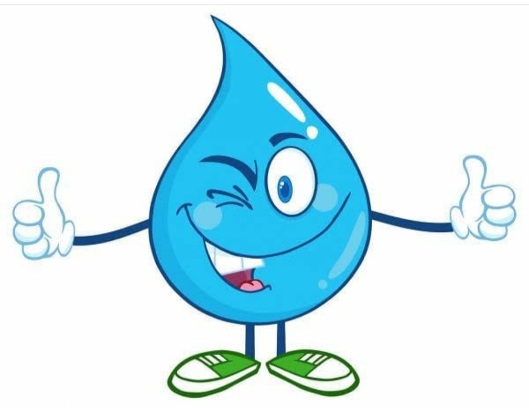 Смешная капля воды