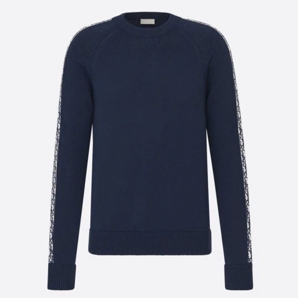 DIOR OBLIQUE BAND / NAVY BLUE COTTON 