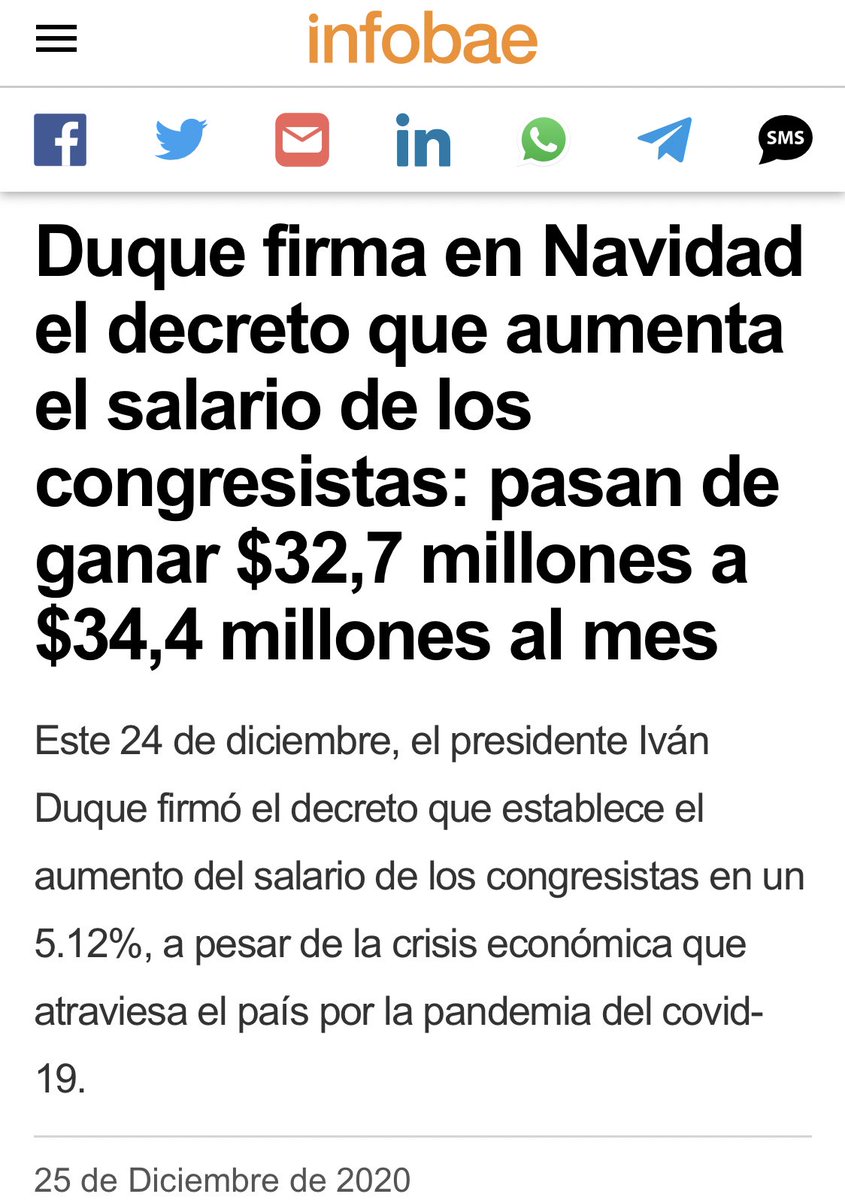 GustavoBolivar's tweet photo. Mientras Uds celebraban Navidad encerrados a Congresistas nos subieron $1.700.000.
A trabajadores subirán $20 mil

Duque amplía la asquerosa brecha d desigualdad porq necesita aceitar su maquinaria

#PagoPorSesión soluciona esta injusticia. Exíjanlo a sus candidatos en 2022
55/86 https://t.co/TPkr7pfGWn