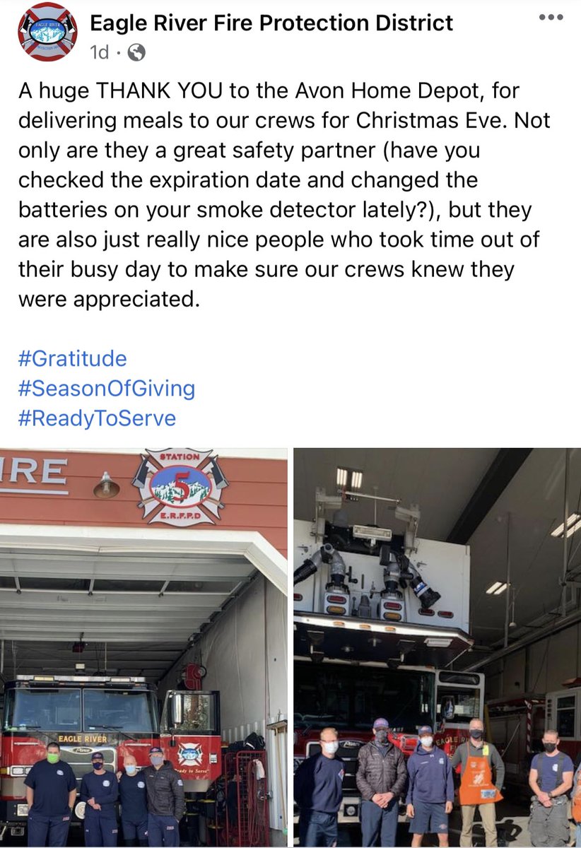 Robbie C Doman (@hdrobbie1525) on Twitter photo #OperationSurprise Awesome Christmas Eve!! Spent the afternoon delivering lunch to all the first responders in the valley! Thank you Home Depot! <a href="/SteveCronin12/">Steve Cronin</a> <a href="/theonlyDcian/">cian benning</a> <a href="/terryohomedepot/">Terry Oberbroeckling</a> <a href="/c_socaciu/">Alina C Socaciu</a> <a href="/AmyJenkins1525/">Amy Jenkins</a> #OperationSurprise Awesome Christmas Eve!! Spent the afternoon delivering lunch to all the first responders in the valley! Thank you Home Depot! <a href="/SteveCronin12/">Steve Cronin</a> <a href="/theonlyDcian/">cian benning</a> <a href="/terryohomedepot/">Terry Oberbroeckling</a> <a href="/c_socaciu/">Alina C Socaciu</a> <a href="/AmyJenkins1525/">Amy Jenkins</a>