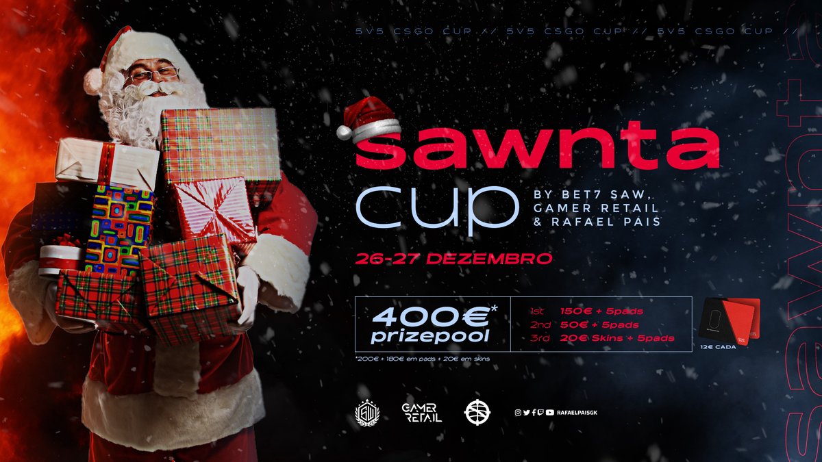opdustcs's tweet photo. Povo estou a jogar a sAwnta Cup by @rafaelpaisgk & @sAwggofficial com @reasoncsgo, @Bruno__hS, @AfonsaoTdS e #RIP2K
Passamos por default no primeiro e entretanto ganhamos 16-0 aos #PNFGAMING e estamos á espera de jogo que vai ser contra os #NemVesla ou #whynot!!!
Siga Siga🔥🔥🔥 https://t.co/MhfDtIvcWj