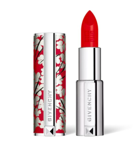 I'm giving away this beautiful Givenchy collector Le Rouge lipstick in shade 325 - a joyful orange-red. To enter, RT &amp; follow <a href="/davelackie/">dave lackie</a>