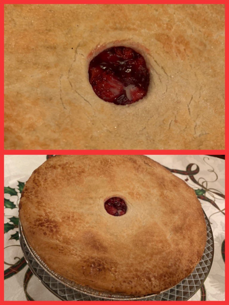 morrisonMSK's tweet photo. Christmas cherry pie but all I see is a diabetic foot ulcer. Is there something wrong with me? https://t.co/hslRJYW2fm