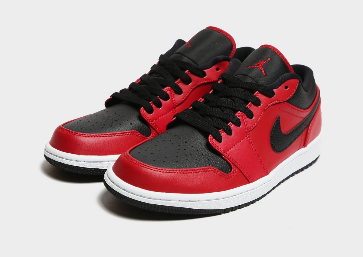 jd red and black jordans