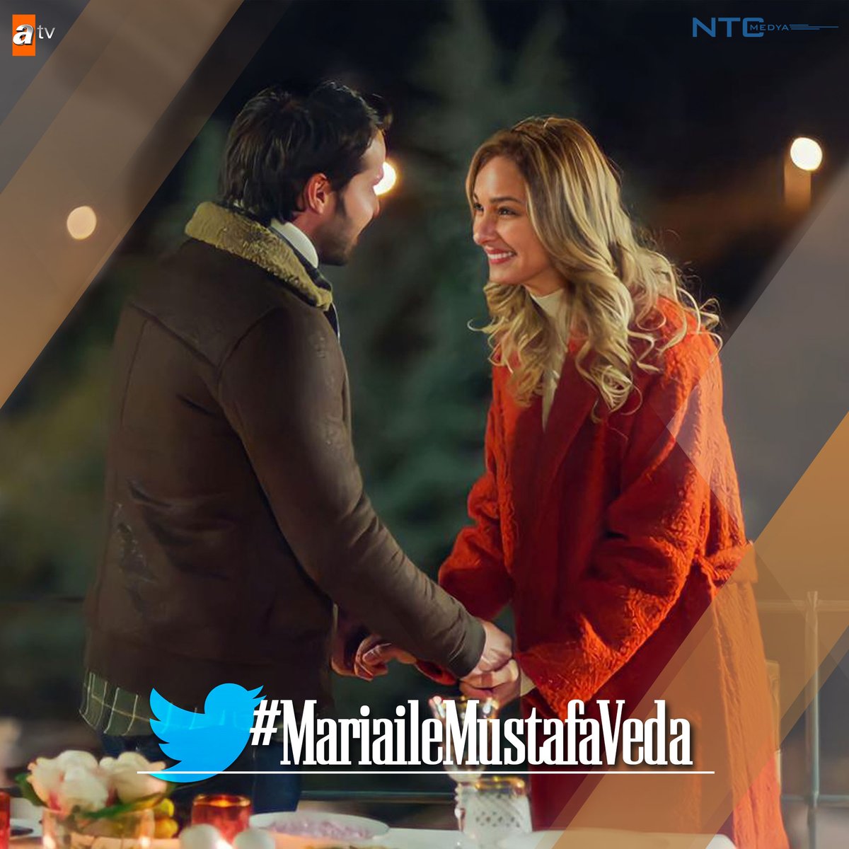 Bu haftaki bölüm etiketimiz ➡️ #MariaileMustafaVeda

#MariaileMustafaVeda etiketiyle yorumlarınızı bekliyoruz.

#MariaileMustafa yeni bölümüyle bu akşam 20.00’de #atv’de.

#MariaileMustafa | #NTCMedya <a href="/_NTCMedya/">NTC MEDYA</a> | #atv <a href="/atvcomtr/">atv</a>