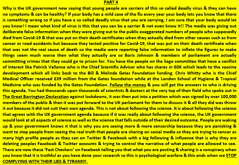 The real truth about vaccines
#vaccines #vaccinesharm #saynotovaccines #VaccinesAreDangerous #VaccinesAreBad #KnowTheRisk #VaccinesKill  #BillGatesIsNotADoctor #medialies #mediapropaganda #COVID19 #TruthMatters #MediaLying #fakemedia #mediacorruption #stopbelievingthemedia