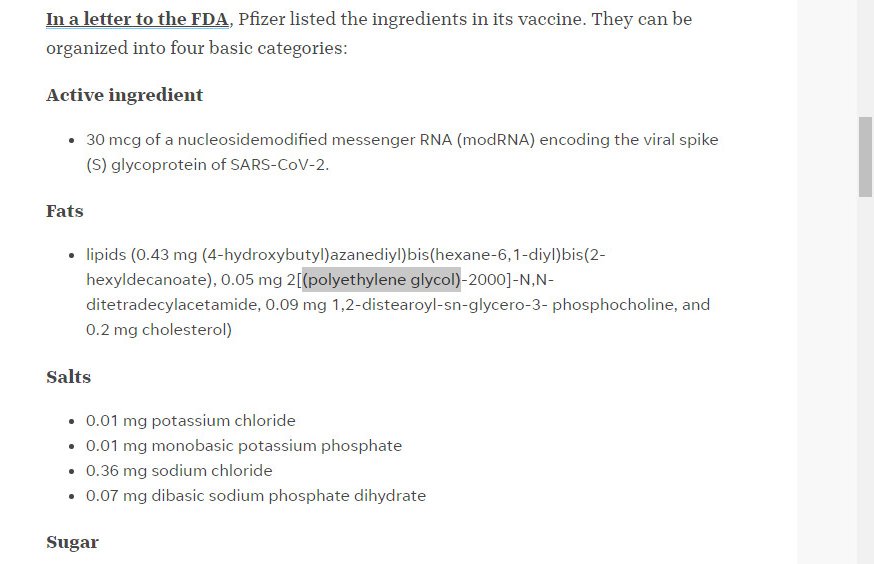 FrancoAngeleri4's tweet photo. @OKI__________ Io invece ce lo vedo eccome quindi le Fake News le sta diffondendo lei.

Bastava leggere la pagina che lei stesso ha linkato...

"polyethylene glycol" in italiano e' Glicol Polietilene la cui sigla e' GPE...

Troppo difficile per un #covidiota... https://t.co/hkLYFj1jnR
