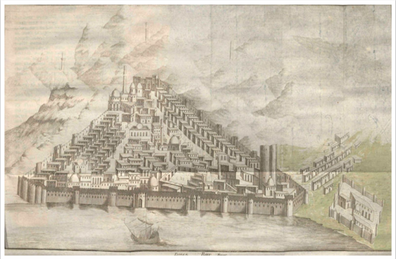 10/ Here is Baku from the plan of Russian attack in 1723 and 1769 drawing by Samuel Gottlieb Gmelin. Baku was under the rule Nadir Shah of Persia and later Baku Khanate, a semi-independent polity under the Persian Suzerainty.