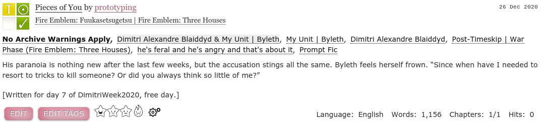 ladydualwieldin's tweet photo. #DimitriWeek2020 day 7: free day
I'm not saying it's Dimileth but I'm not saying it's NOT Dimileth either bc lbh most of my fics take place with the assumption that Dimileth is endgame so take that as you will
https://t.co/MipXK9zxVf https://t.co/5kf8RnrJr8
