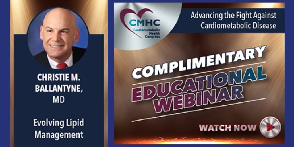 Cardiometabolic Health Congress (@cmhc_cme) on Twitter photo Dr. Christie M. Ballantyne discusses the topic of CVD prevention in the cardiometabolic patient in light of the recently released cholesterol and comprehensive primary prevention guidelines: cmhc.info/3iPZqlx #CMHC #hearthealth #heartdisease #cardiology <a href="/CBallantyneMD/">Christie Ballantyne</a> Dr. Christie M. Ballantyne discusses the topic of CVD prevention in the cardiometabolic patient in light of the recently released cholesterol and comprehensive primary prevention guidelines: cmhc.info/3iPZqlx #CMHC #hearthealth #heartdisease #cardiology <a href="/CBallantyneMD/">Christie Ballantyne</a>
