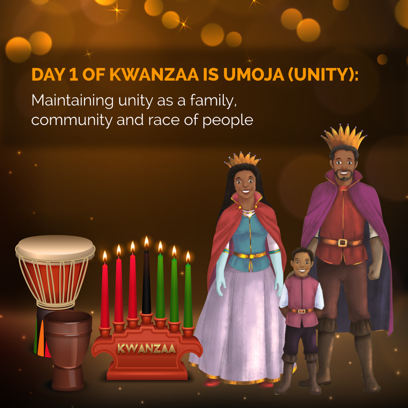ShelliceBeharie's tweet photo. Today is the first day of Kwanzaa, also known as Umoja! This day is all about maintaining unity as a family, community, and race of people. 

I think this is a message we can all get behind. 🤗

#kwanzaa #umoja #unity #family #community https://t.co/wBrPnyLdq4