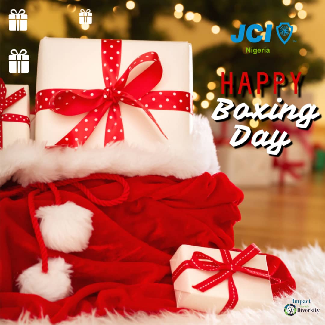 jci_nigeria's tweet photo. Happy Boxing Day..
#GiveAGift #ShareLove
#ActiveCitizens
#ITD2020
#IamNaija
#JCINigeria https://t.co/i8GMvAUPjU