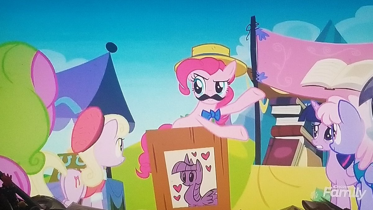 Two_Cams25's tweet photo. We wouldn't see this #PinkiePie merchant until #TheEndOfTheEnd Part 2 of #MLPSeason9.
#MyLittlePony #FriendshipIsMagic #MLPFiM #MLPSeason4 #TradeYa https://t.co/QT1WCD9GD5