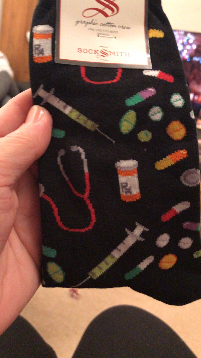 Socks from my sister. COVID - we will beat you !! @RandHSNTeam @NE_Hants_IMMS @Southern_NHSFT