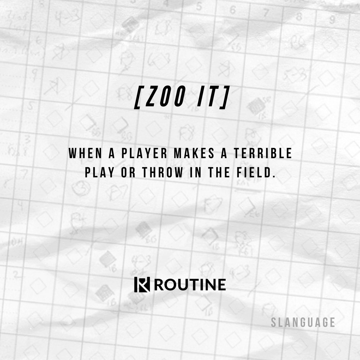 Routine's tweet photo. ZOO IT
#Slanguage https://t.co/flLtd7gX3D