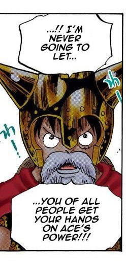 Looking at Luffy & Blackbeard's interactions, they're WAY too ideologically similar to be enemies. I feel like I'm going crazy thinking they might become future allies. Luffy is annoyed at him more like a pesky rat. I'd almost even say if Luffy saw him he wouldn't even fight him