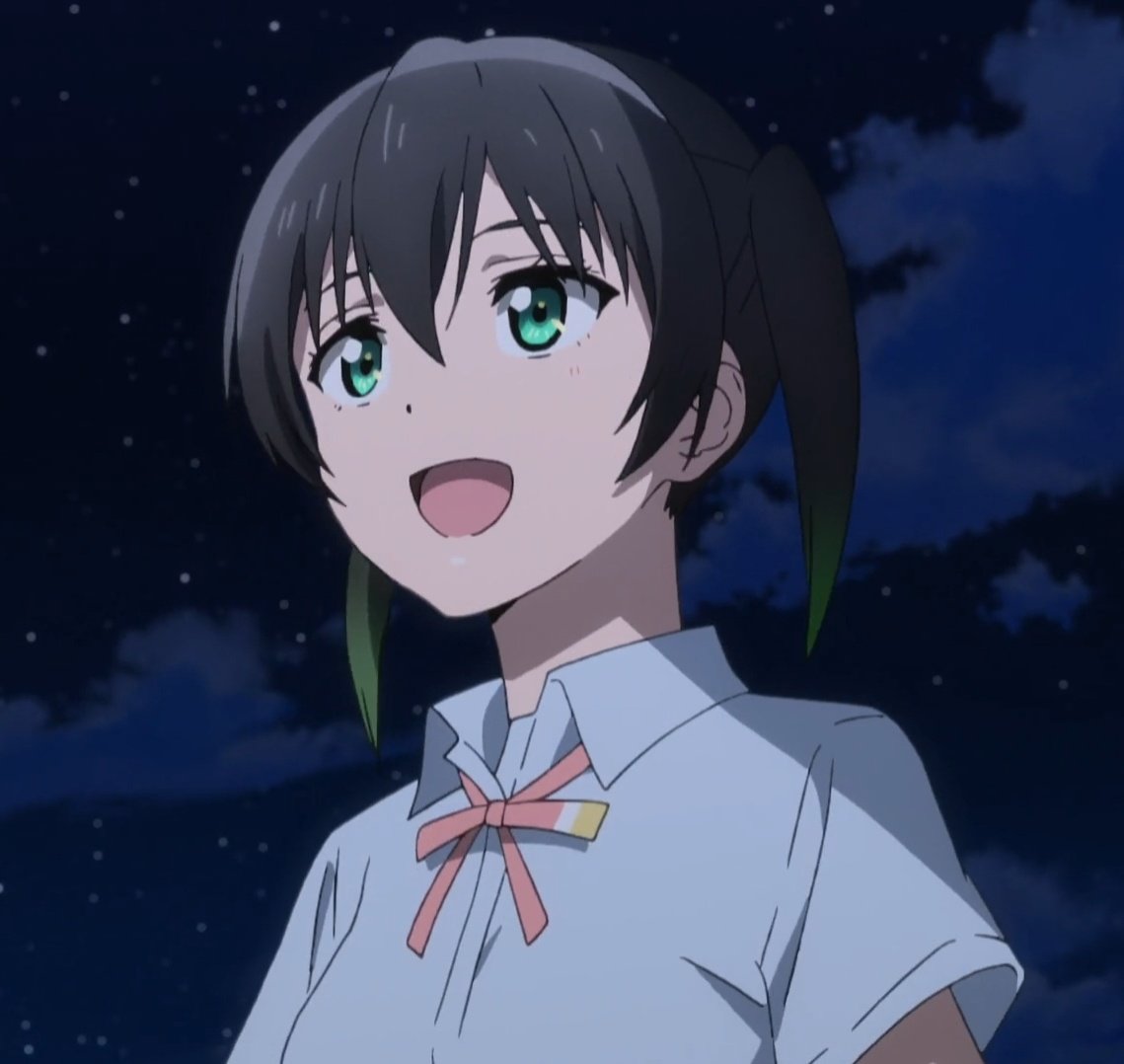 Episode 9 showed that something really did start for Yu! when at the end of the episode after Karin's performance, you can really see from how her eyes look at Diver fes and basically like she really did accomplish not only her dreams, but also for the others!