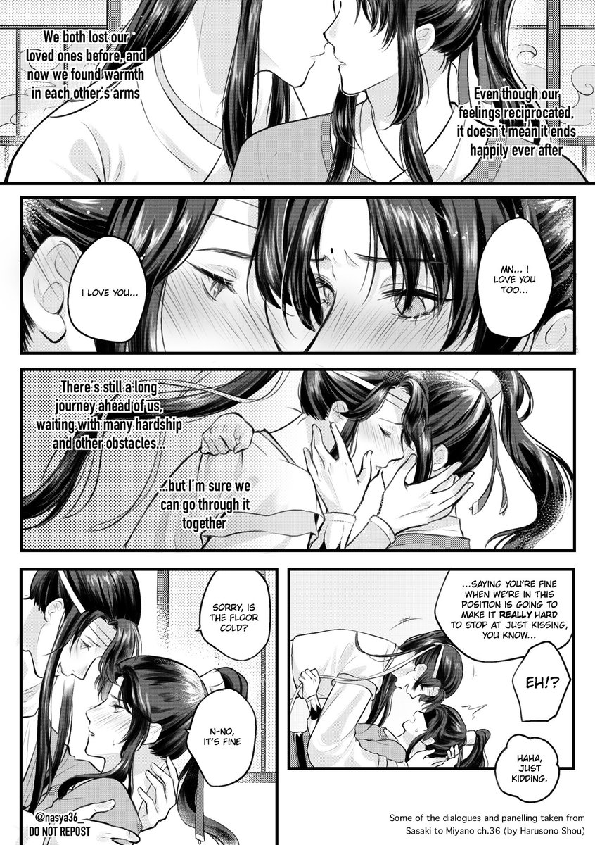 ZhuiLing's first kiss after confession

read from left to right
 #사추금릉 #追凌 