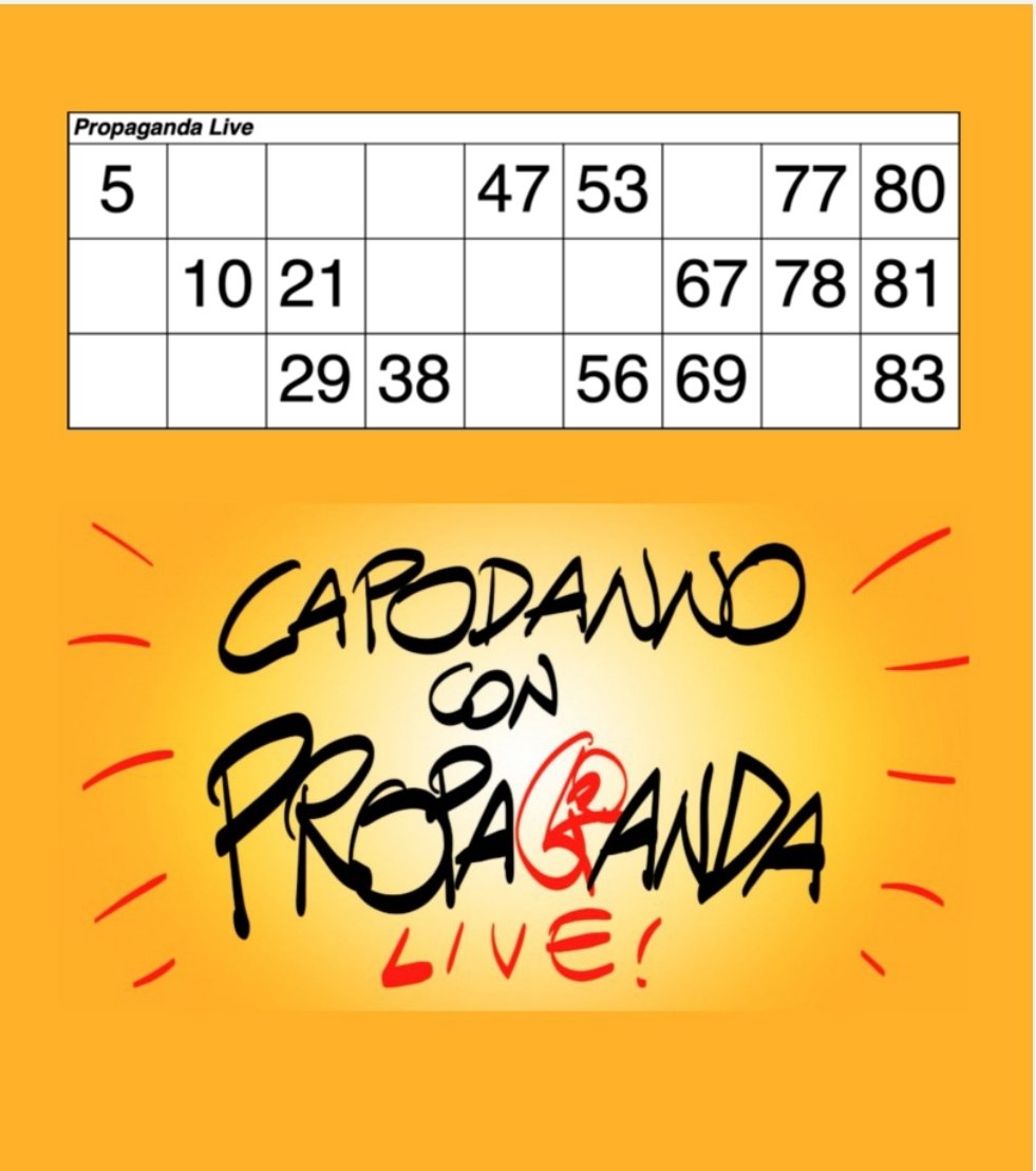 Ivana_Des's tweet photo. #propagandalive #propagandatombola https://t.co/FCJPgTEnNa