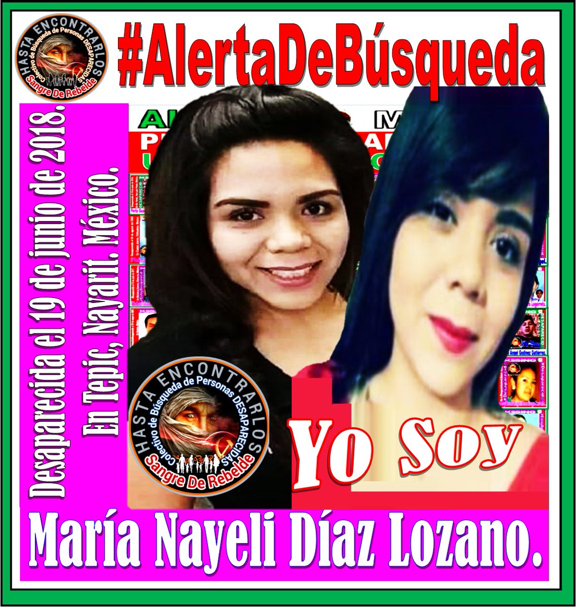 #CampañaDeBúsqueda

#TuTesoroEsMiTesoro 

<a href="/CeliaAcuaMoren1/">Celia Acuña Moreno</a> 
<a href="/sangrederebelde/">🇲🇽 Colectivo De Búsqueda SangreDeRebelde🇲🇽</a>
<a href="/OlarteLeonor/">Leonor Olarte</a> 
<a href="/RosaEsp69257274/">Rosa Esparza</a>
<a href="/ReynaQu45720116/">Reyna Quintero</a>
<a href="/carolin48596759/">carolina hernandez</a>
<a href="/Gabriel59092839/">Gabriela Diaz</a> 
@su_letty
<a href="/esperan89004715/">@EsperanzaAguilar</a>
<a href="/Laura14310019/">Laura</a>
<a href="/SeleneA50115504/">Selene Alvarez</a>
<a href="/MariaEl95097388/">Mariel</a>
<a href="/angelica9091/">angelica camacho</a>
<a href="/latati2/">💖tati💖💯</a>