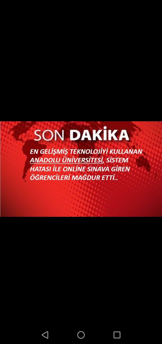 Erdal Aşar (@erdalasar8) on Twitter photo #aoffinalinesahipcık #aofsistemhatasıkuralihlali #bitmiyor <a href="/Anadolu_Univ/">Anadolu Üniversitesi</a> <a href="/ProfFuatErdal/">Fuat Erdal</a> <a href="/yekta_sarac/">Prof. Dr. M. A. Yekta Saraç</a> @FOXhaber <a href="/hamzayerlikaya/">Hamza Yerlikaya 🇹🇷</a> aöf sınav bitti 1 hafta sonra sonuç açıklanırken kural diyemezsin #aoffinalinesahipcık #aofsistemhatasıkuralihlali #bitmiyor <a href="/Anadolu_Univ/">Anadolu Üniversitesi</a> <a href="/ProfFuatErdal/">Fuat Erdal</a> <a href="/yekta_sarac/">Prof. Dr. M. A. Yekta Saraç</a> @FOXhaber <a href="/hamzayerlikaya/">Hamza Yerlikaya 🇹🇷</a> aöf sınav bitti 1 hafta sonra sonuç açıklanırken kural diyemezsin