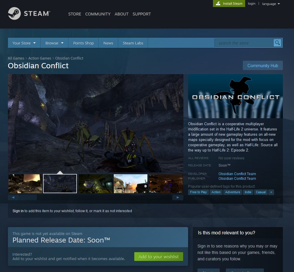 Obsidian Conflict tweet media