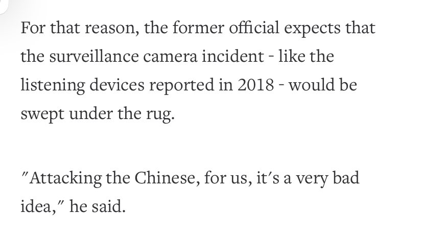Wang is right about one thing. African-Chinese relations aren’t likely to be hurt by espionage allegations. A former AU official gave me this jaded take: As long as Chinese assistance keeps flowing, African officials will have little appetite for a confrontation.