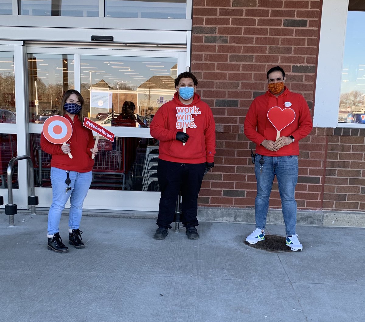 Congrats to our Work Win Give winners, Ashley and Kevin!