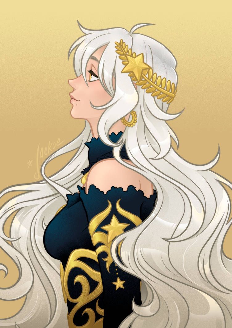 Jackce's tweet photo. I was part of #karsectretsanta2020 and I was the Secret Santa of @Atelier_Aka ⭐ this is her lovely character Stella Neyrin ⭐ 

#OC notmyOC #DigitalArt #SectetSanta https://t.co/wHd9gAiPTC