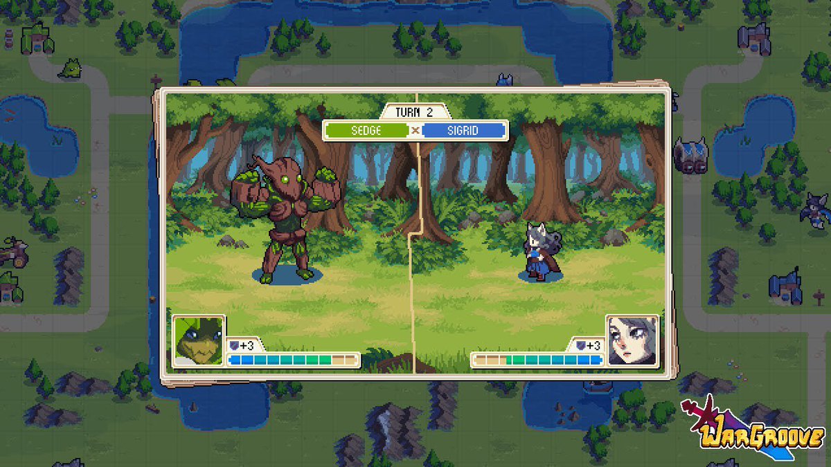 I’ve been trying to play more tactical RPGs since I’m such a Fire Emblem fan. Ironically I haven’t played what Wargroove is most directly inspired by, Advance Wars, but if AW is anything like this then I should try it. It’s like FE with expendable units, flipping the strategies.