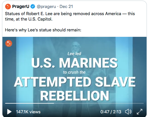 It’s quite bizarre that Dennis Prager thinks that defeating a slave rebellion is a good thing. We sentence him to 100 hours straight of watching Spartacus (Kirk Douglas version, not the cable porn version). 5/10