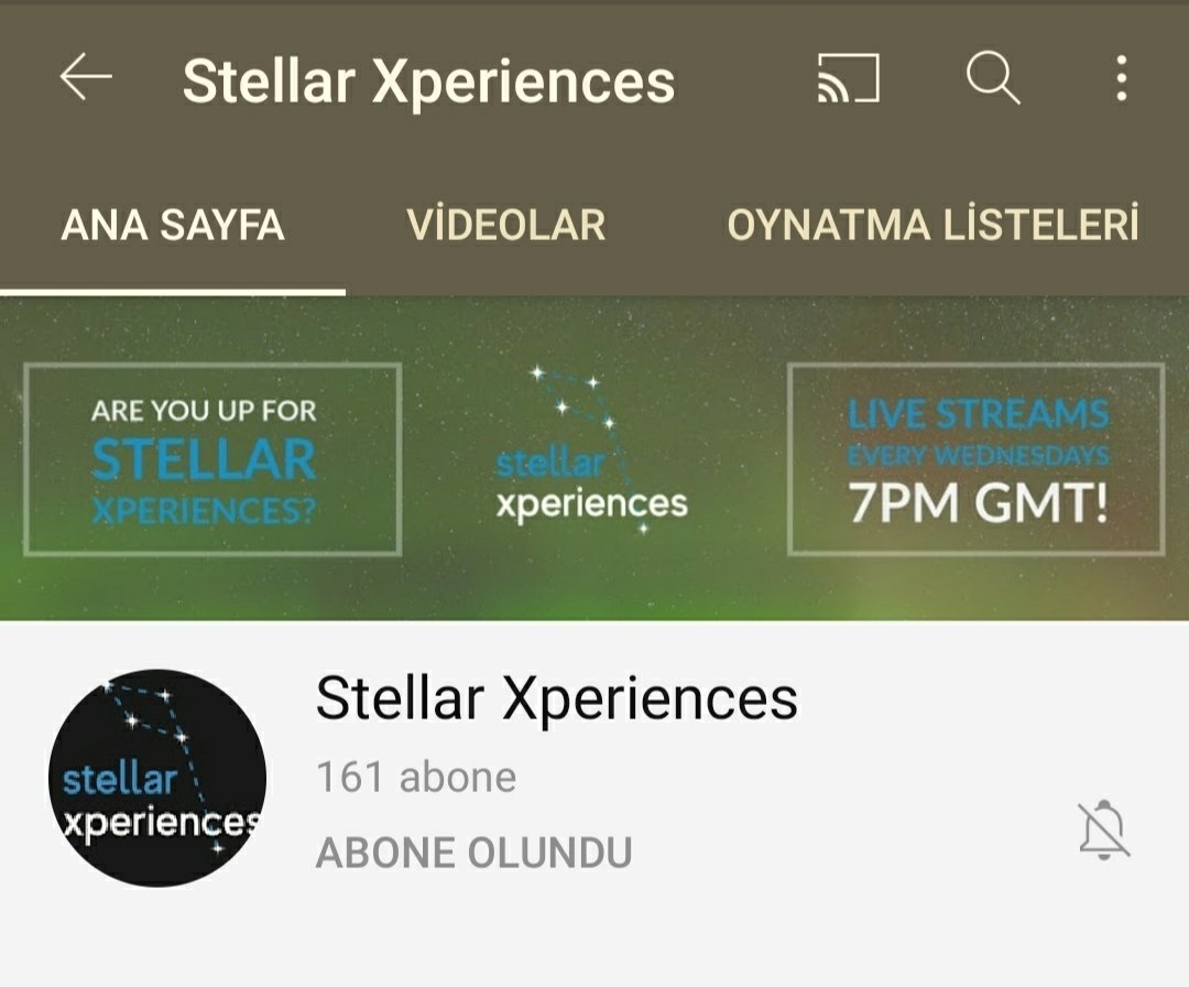 Abone olmayı ve bildirimleri açmayı unutmayın.
6 OCAK 2021den itibaren
2 Yarı Küre 1 Gökyüzü yayınlarımız sürpriz konu ve konuklarla Stellar Xperiences ile yeniden başlıyor. 

youtube.com/c/StellarXperi…