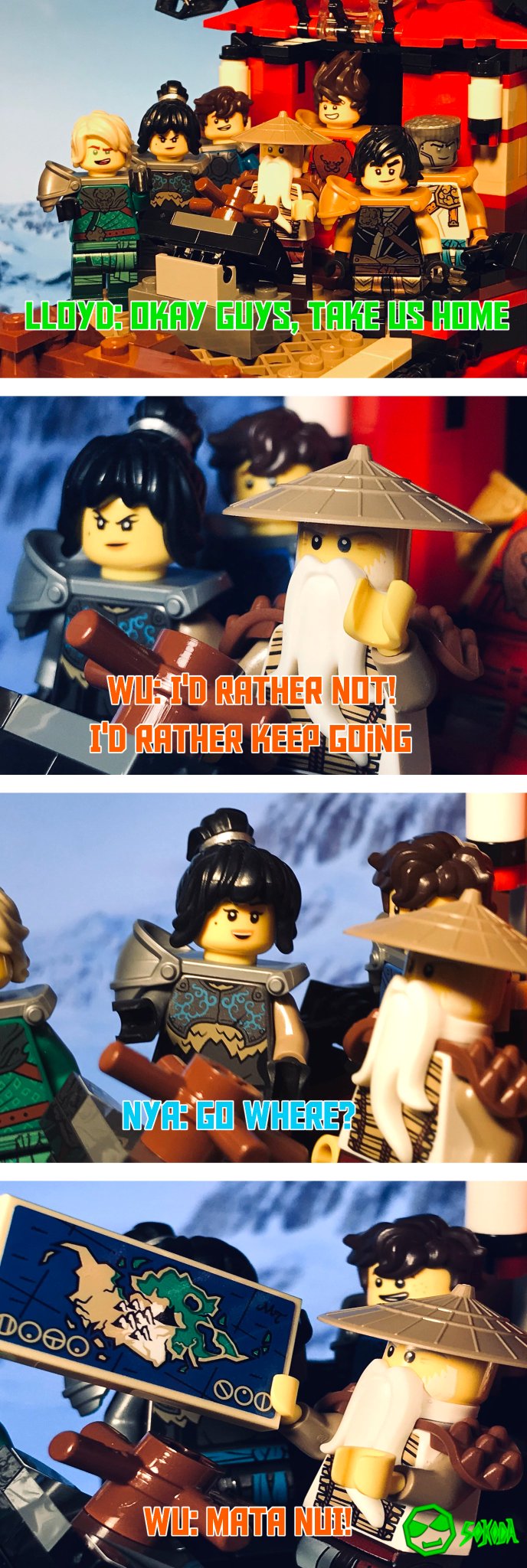 Sokoda on X The crossover event of the century Ninjago Bionicle https t M6eaVi8yyn X