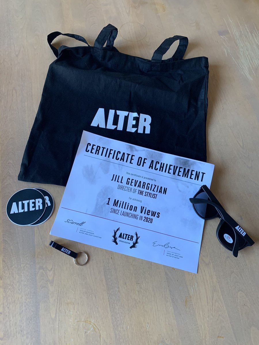 Oh my gosh this was unexpected! Thank you so much <a href="/WatchALTER/">ALTER</a>!!! 
♥️♥️♥️✂️✂️✂️

Check out <a href="/TheStylistFilm/">The Stylist</a> (short) on ALTER: youtu.be/6CMO2nOoOi0

#filminKC #KCMO
