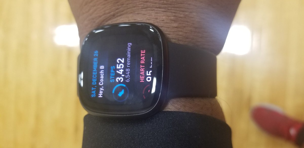 4_CoachB's tweet photo. Loving my new toy.  Keeping me on track! #2021goals #10k  #practicewhatupreach #fitcoach https://t.co/HLD0KCr5CH