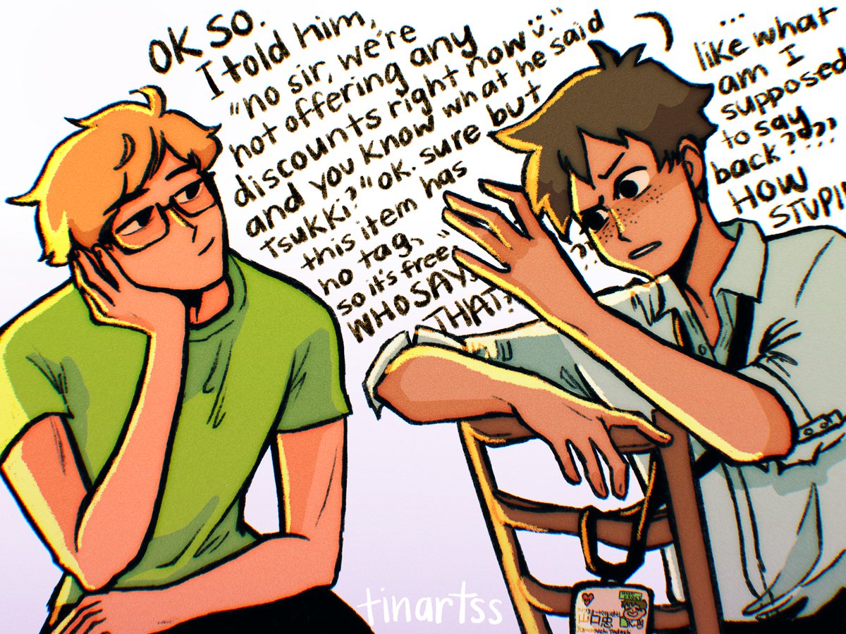 they are absolutely ridiculous and i love them for it

#tsukkiyama #haikyuu 